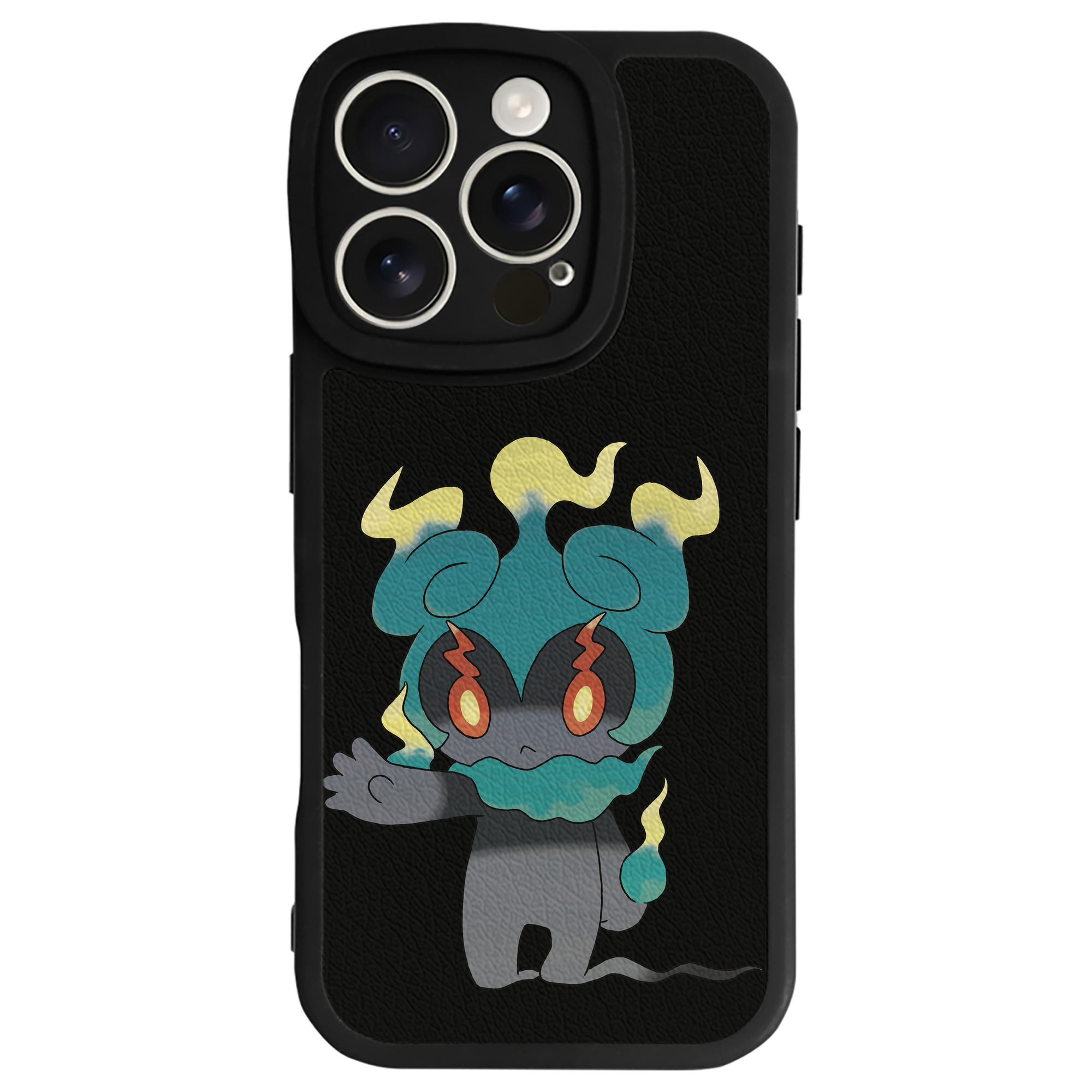 （画像用） ポケットモンスター Pokémon 【iPhone 16シリーズ対応】シリコンスマホケース（レザー調） 材質：シリコン
